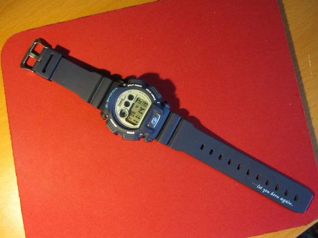 thin blue line watch g shock
